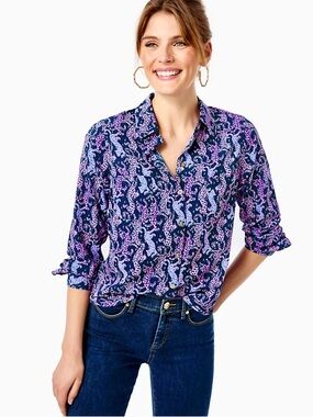 Lilly Pulitzer Sea View button-down shirt